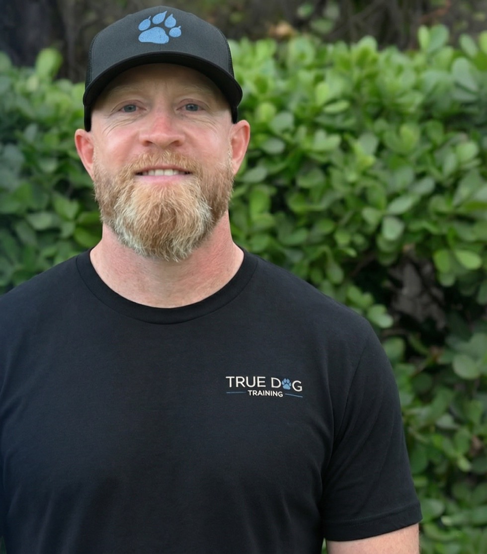 Wyatt Rhoden, founder of True Dog Training, in Naples, Florida